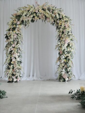 blush flower wedding arch fermanagh n.ireland