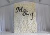 wedding ceremony northern ireland enniskillen fermanagh inspiration hire ni decor n.ireland cream rose wall