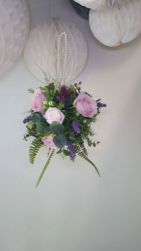 pomander ideas, flower girl ideas,  bridal flower inspo, wedding flower inspiration, norther irelland, fermanagh florists, wedding florist, silk flower girl pomander 