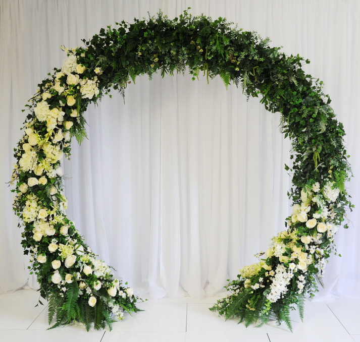 Round Floral Arch McGarry Wedding Design