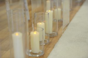 wedding ceremony northern ireland enniskillen fermanagh inspiration hire ni decor n.ireland glass vases candles