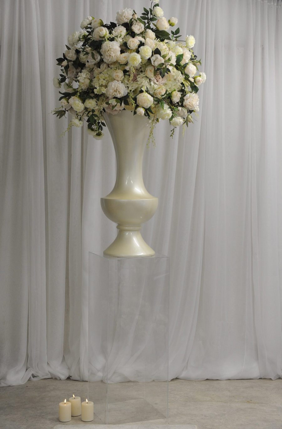 Floral Display With Ghost Plinth