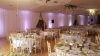 ballroom of romance venue draping wedding