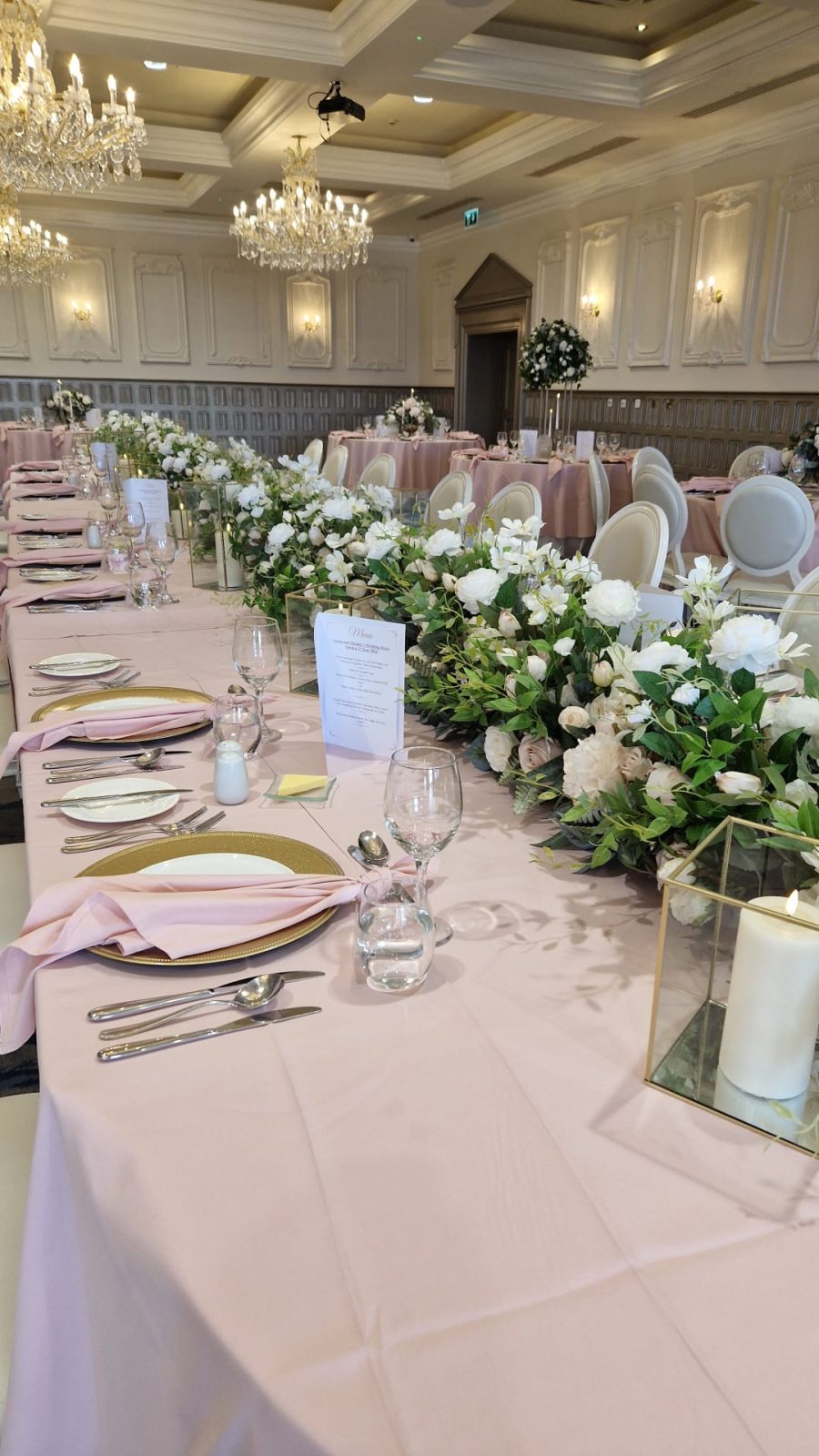 Blush Table Linen