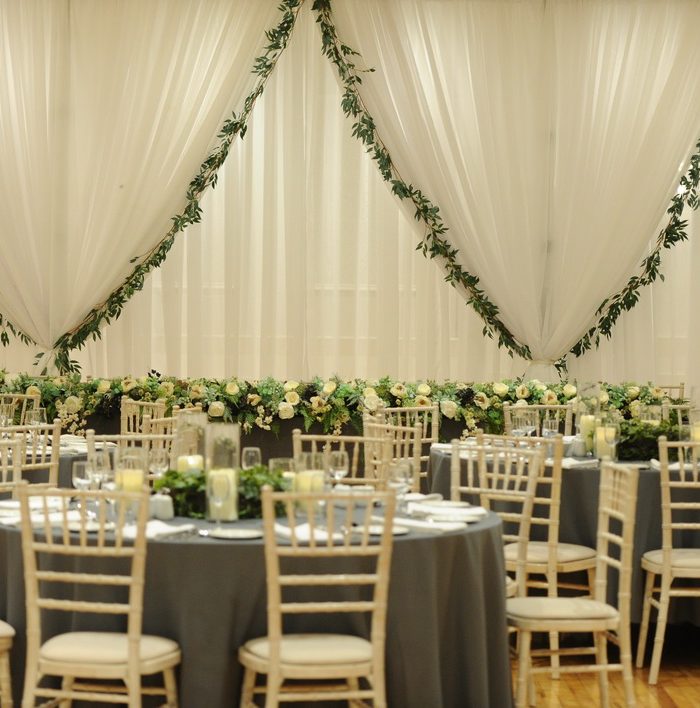 Luxury Foliage Lined Backdrop