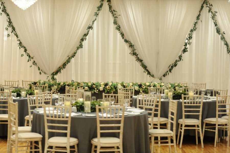 Luxury Foliage Lined Backdrop