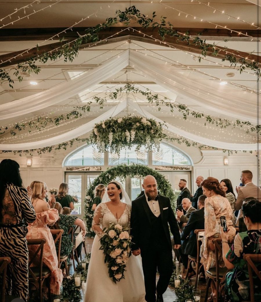 Hanging Floral Chandelliers