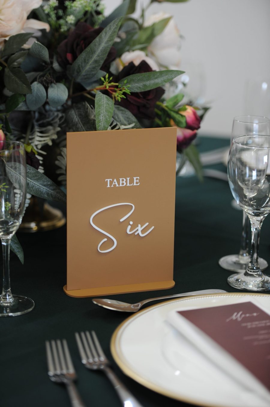 Toffee Table Numbers