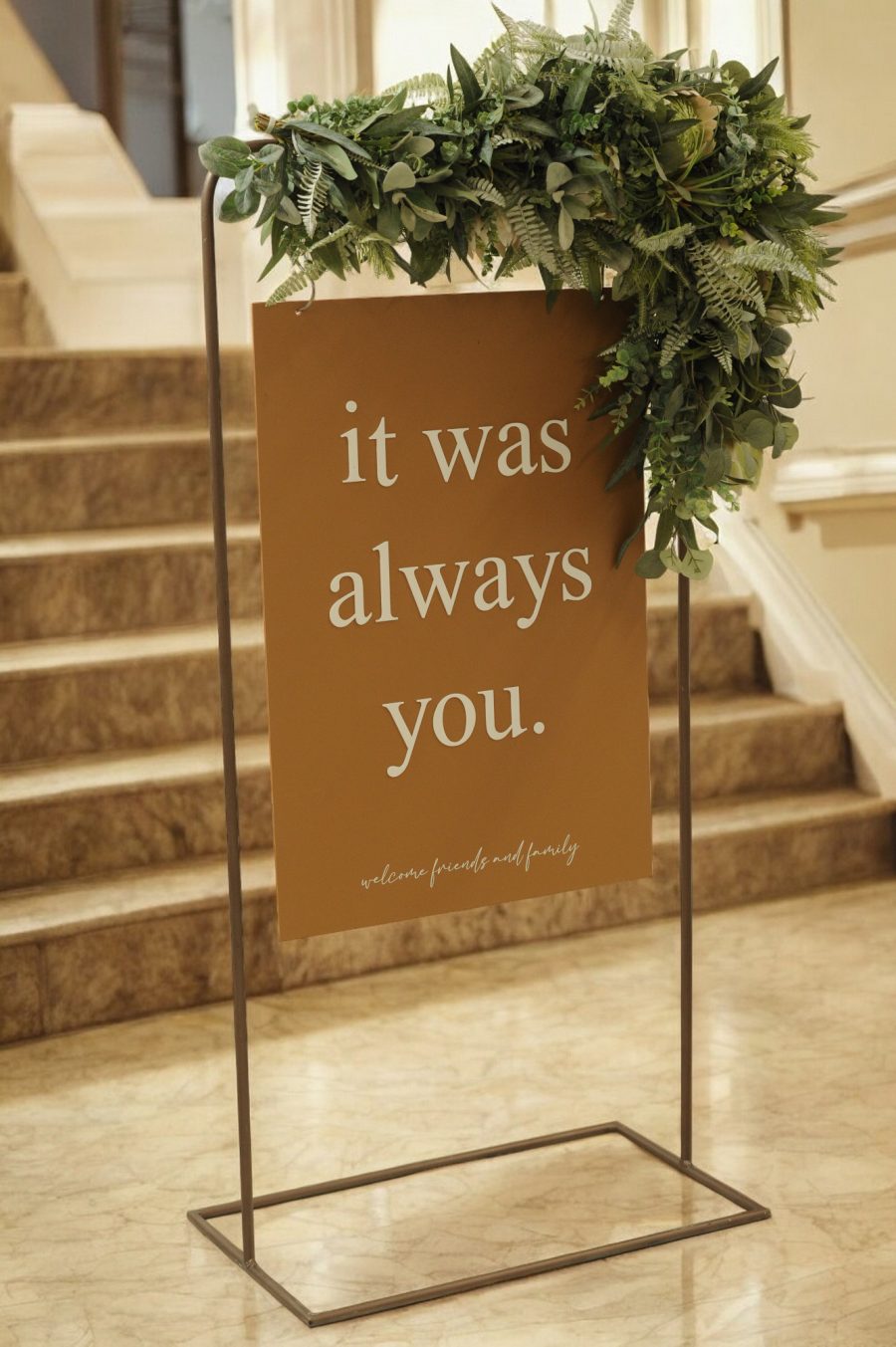Copper Frame With Foliage