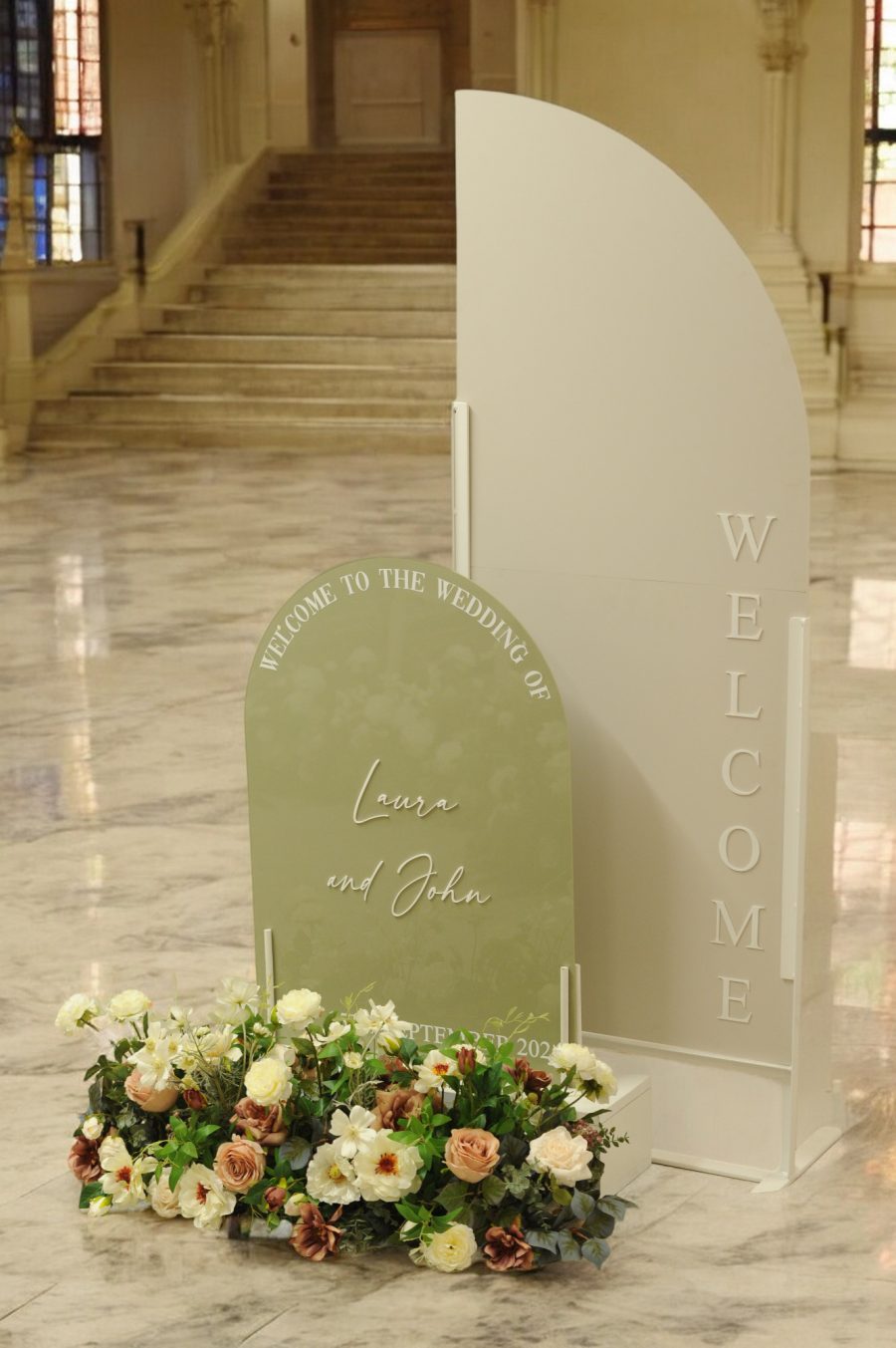 Luxury Duo Welcome Sign - Personalised