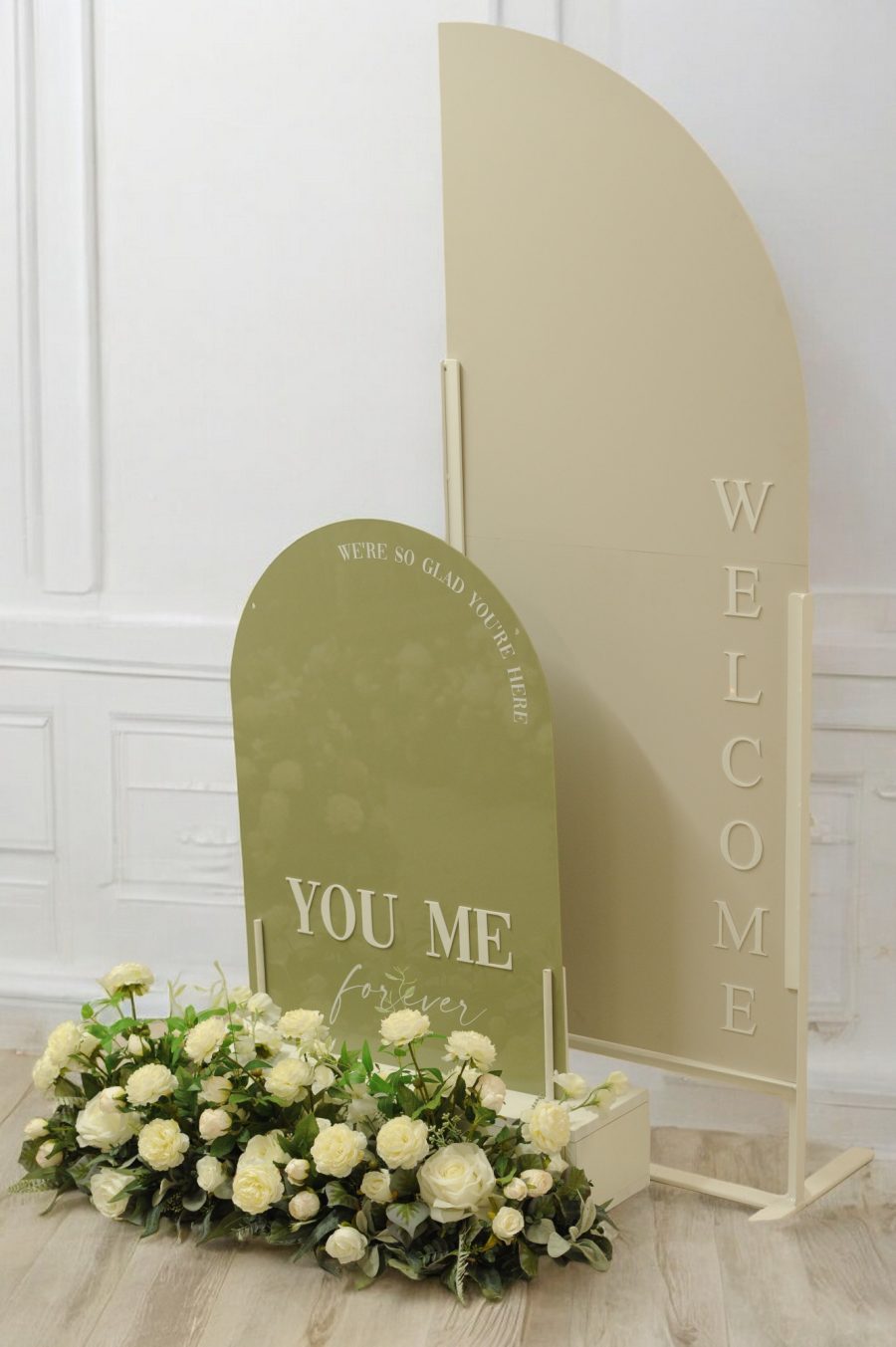 Luxury Duo Welcome Sign
