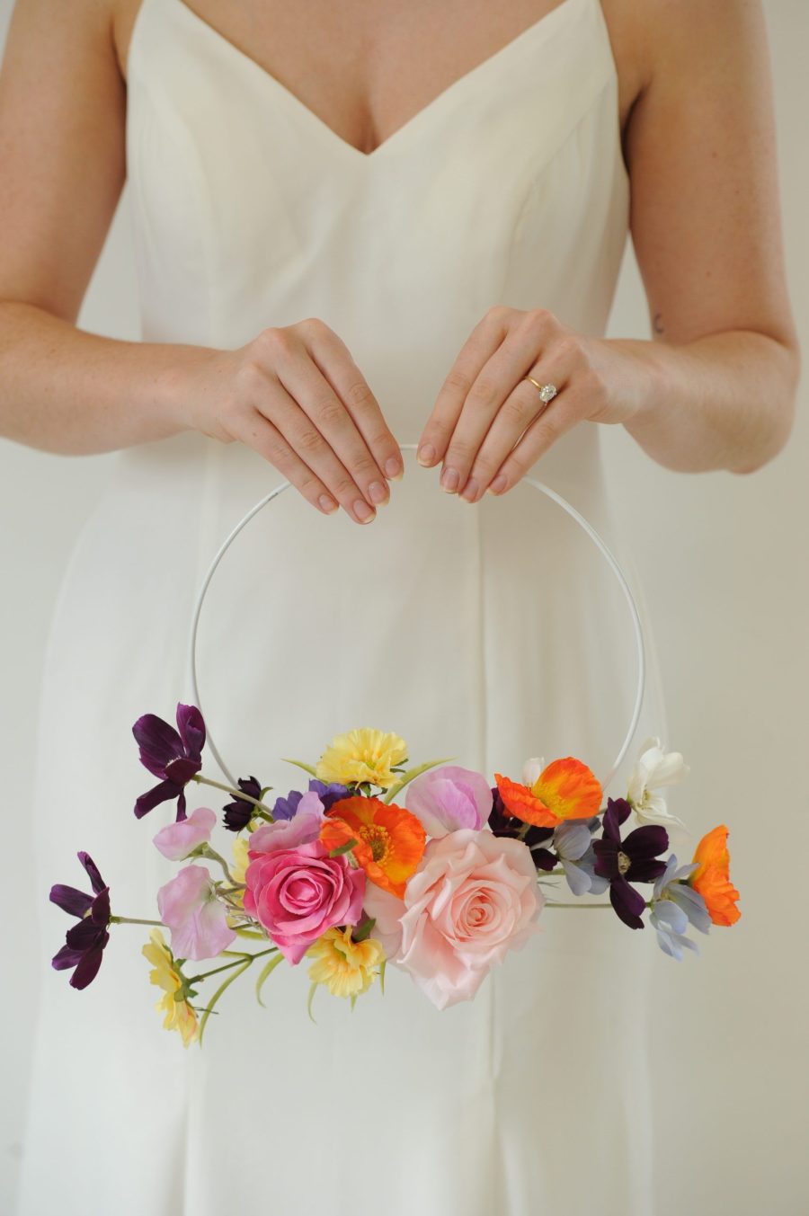 Megan Floral Hoop