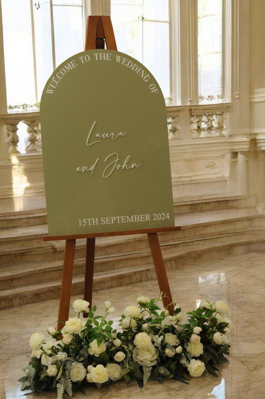 Sage Personalised Welcome Sign