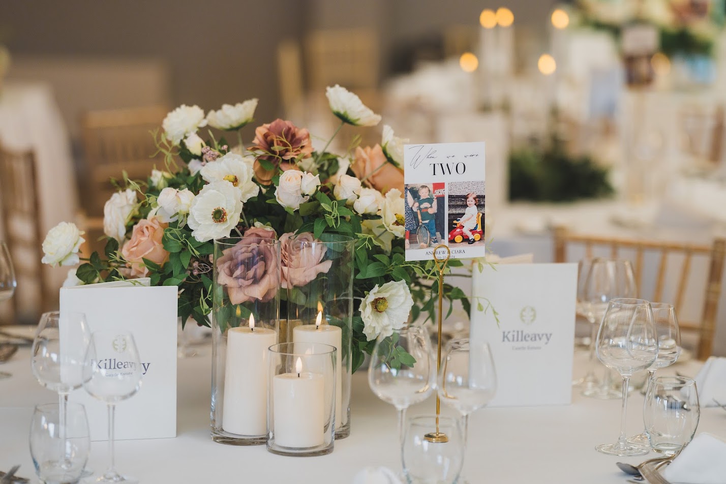 Wedding table styling