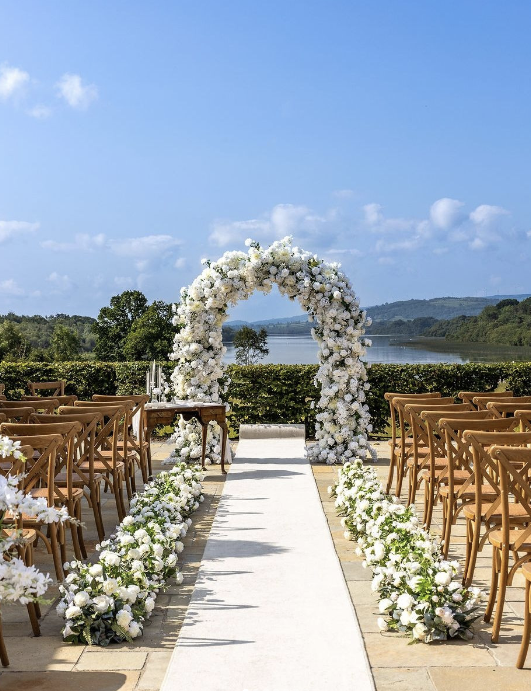 Wedding ceremony styling